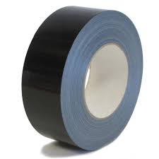 203 3X60YD BLACK CLOTH DUCT  TAPE 16RL/CS