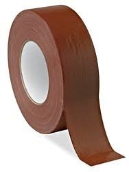 2280 2"x60YD BROWN DUCT TAPE 24RL/CS